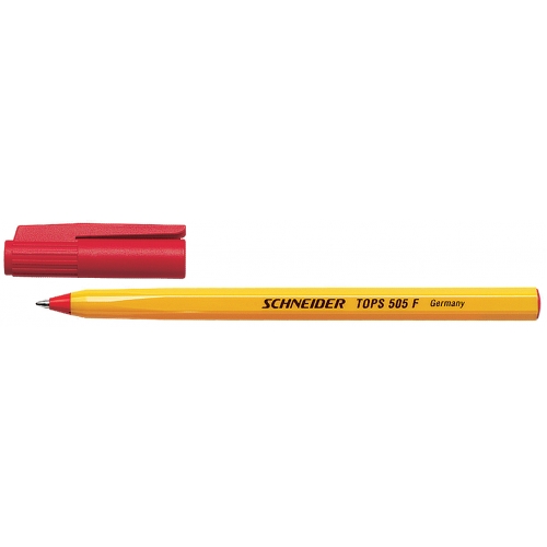 Ручка кулькова червона Schneider Tops 505 F, S150502