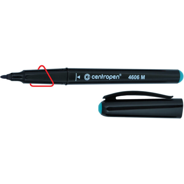Маркер для дисков 1 мм Centropen CD-Pen зеленый, 4606/04