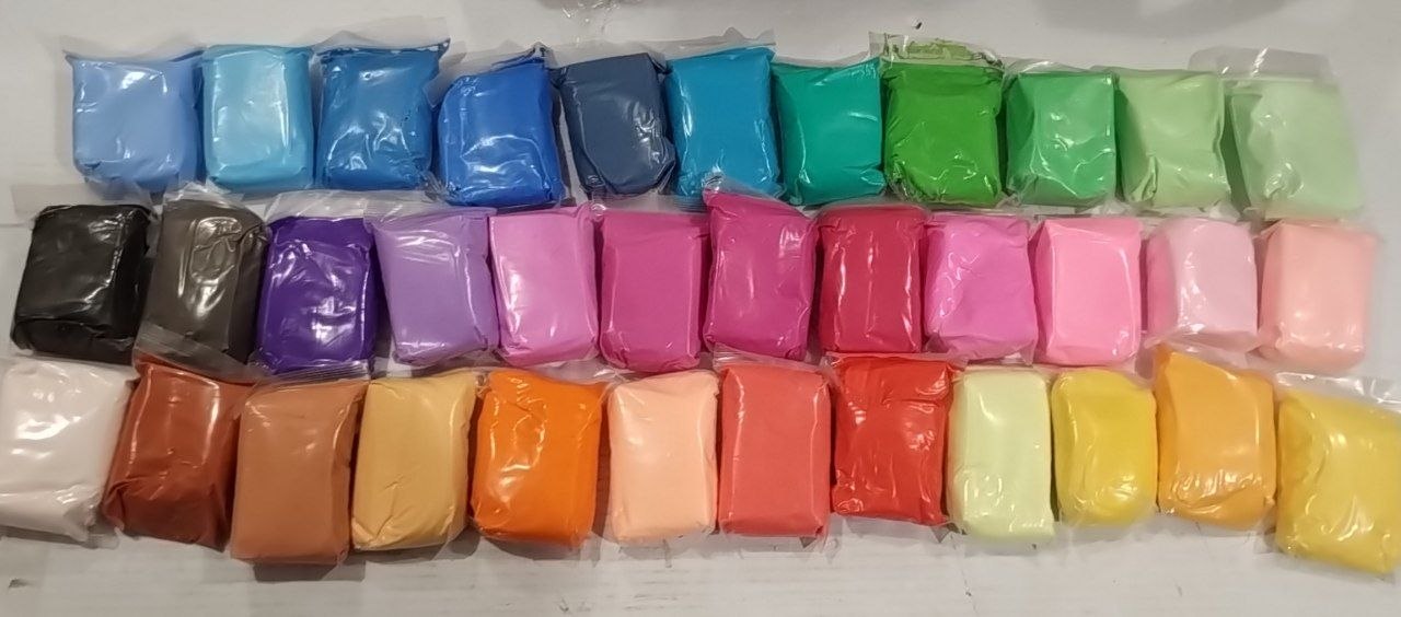 Повітряний пластилін Набір 36 кольорів * 30г у пакеті + стеки 34SL7725-36