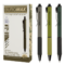 Ручка масляна автоматична Military,BM.8369 , 0,7 мм, ассорті корпусів, з гумови грипом, сині чорнила