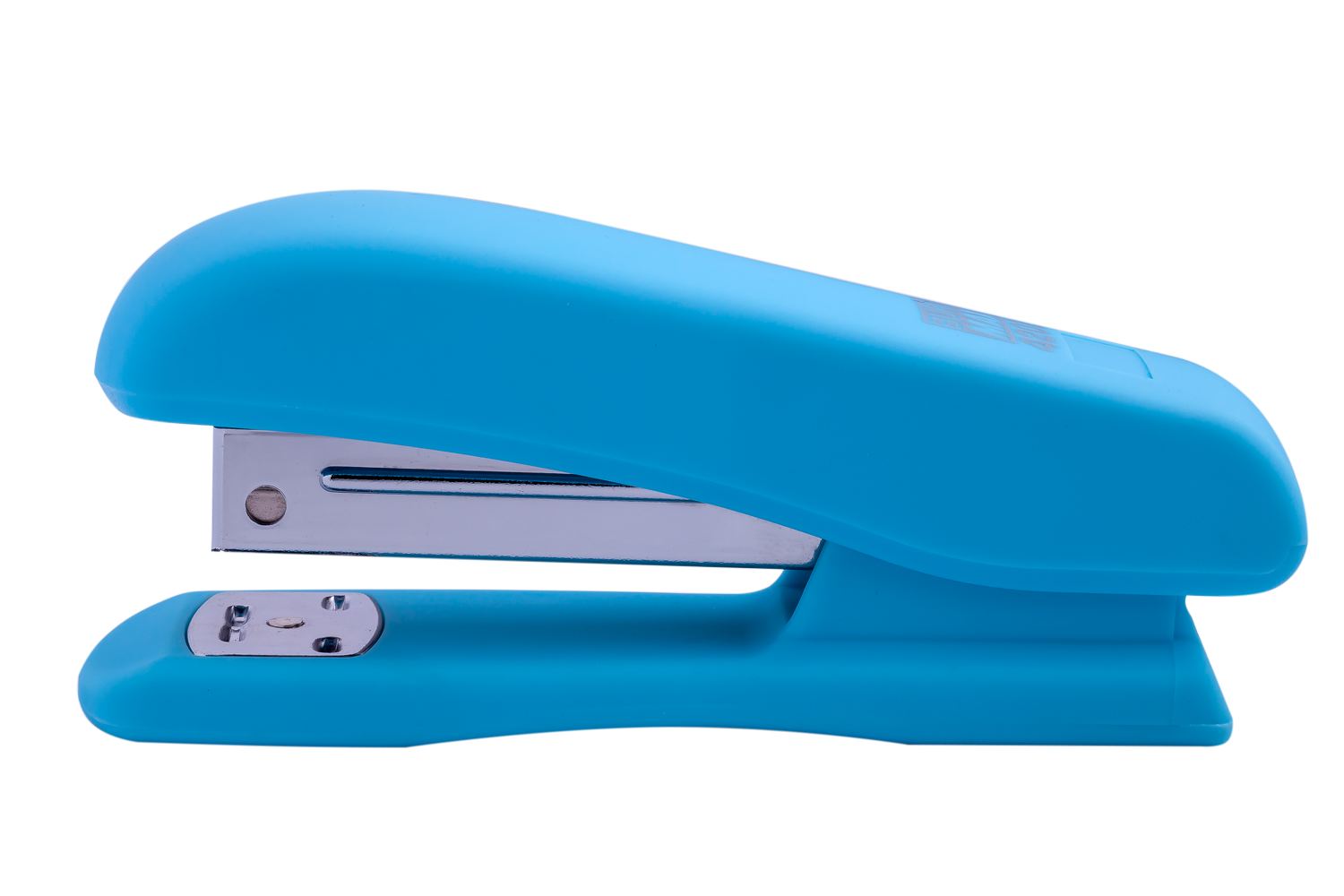 Степлер №24 20л Buromax BM.4202-14 блакитний Rubber touch