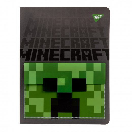 Папка з 20 файлами YES A4 "Minecraft"  з фронтальною кишенею