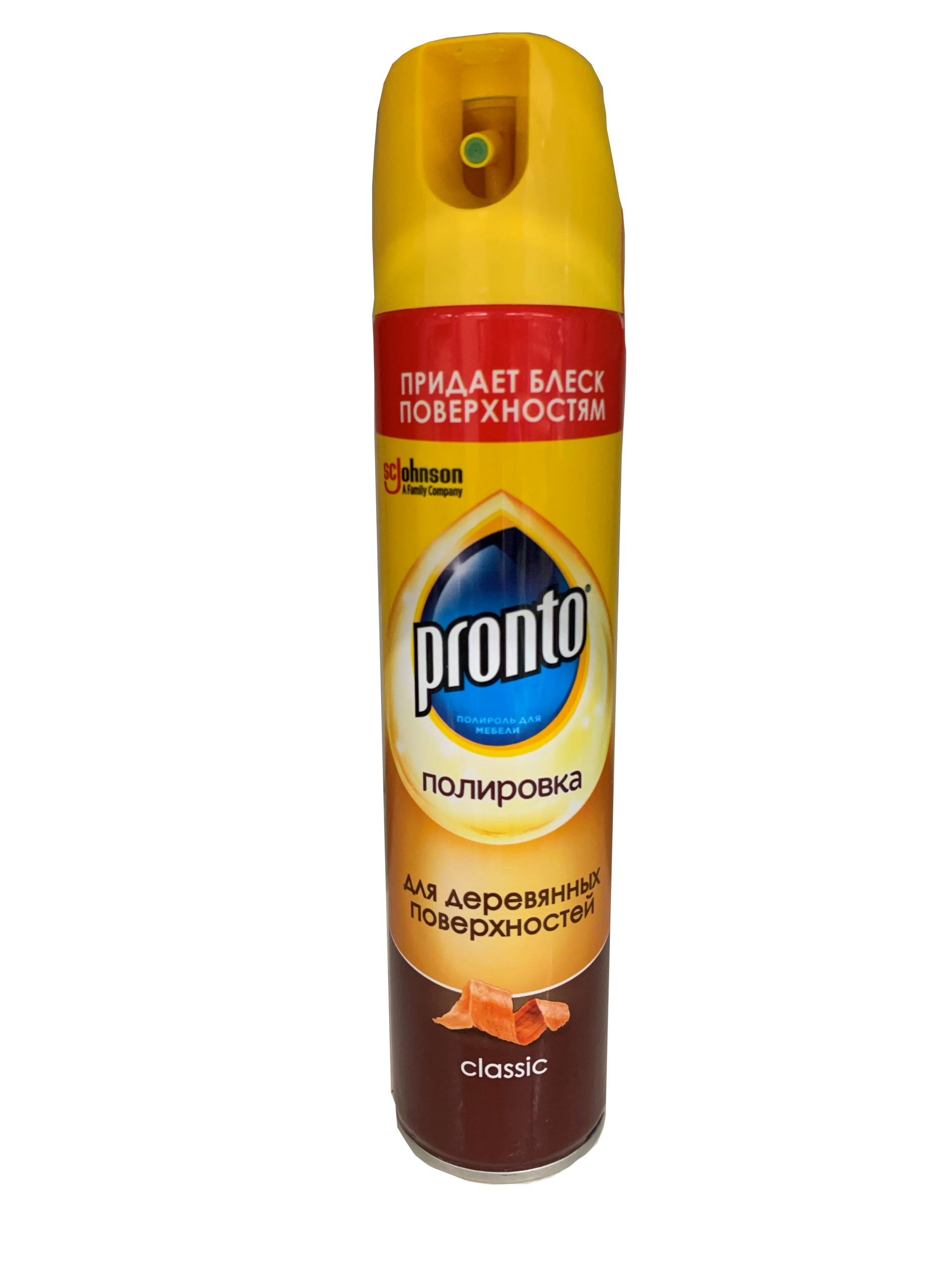 Поліроль для меблів Pronto, аерозоль, 250 мл Classic.