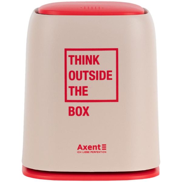 Настільний контейнер для сміття, прямокутний, персиковий 2133-42-A