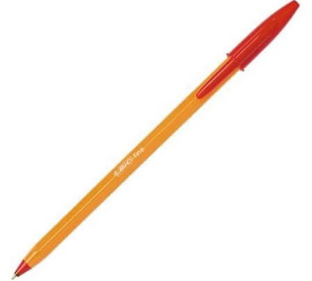 Ручка "Orange", червона, 20 шт/уп bc1199110112