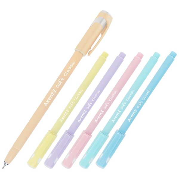 Ручка масляна Soft Pastel, синя AB1102-02-A