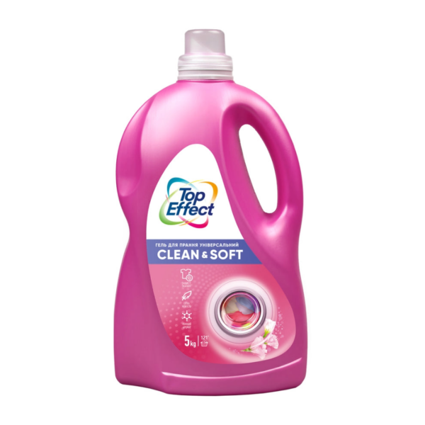 Гель для прання універсальний TOPEffect Clean & Soft 5кг