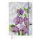 Книжка записна ORCHID, на гумці, А5, 96 арк., клітинка, офсет крем., тв.лам.обл., лавандова