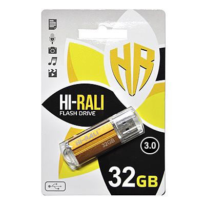 Флеш накопичувач USB 32Gb Hi-Rali Corsair, Bronze, USB 2.0 (HI-32GBCORBR)