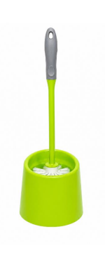 Йоржик для унітаза з підставкою, GREEN, пластик, 14*37,8 см 10500511