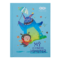 Блокнот А6 64арк клітинка ZIBI MONSTER ZB.12716-14 тверда обкладинка блакитний