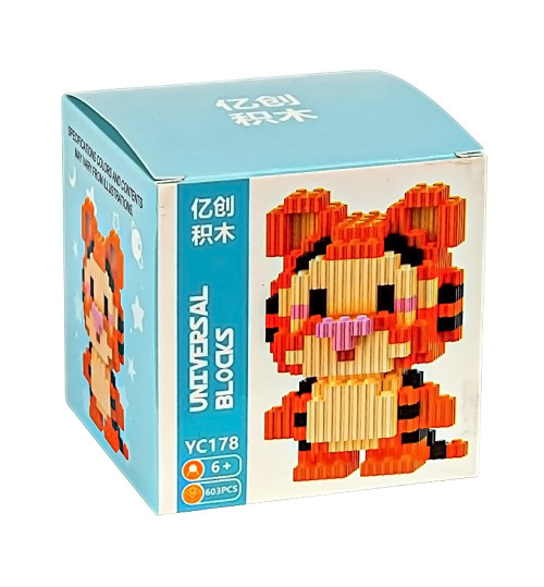 Конструктор дитячий 3D фігурка піксельний YC178
