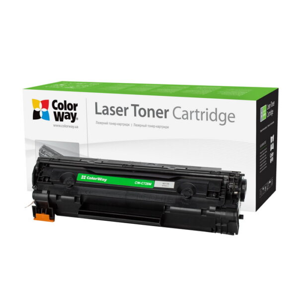 Картридж Canon 725, Black, LBP-6000/6020, MF3010, 1.6k, ColorWay (CW-C725M)