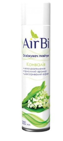 Освіжувач повітря 0128 AirBi Ніжна конвалія 300мл
