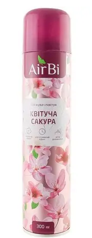 Освіжувач повітря 0075 AirBi Квітуча сакура 300мл