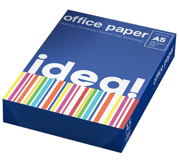 Папір офісний А5 Idea 80 г/м2 1000 аркушів  17746