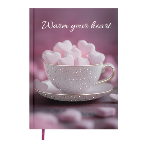 Щоденник недатов. поліграфічний ROMANTIC, A5, світло-рожевий, 336 стор BM.20400-43