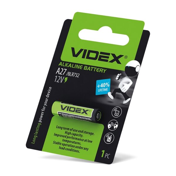 Батарейка Videx A-27, 12 V 1шт