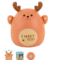 Скарбничка Kite, brown deer, матеріал: пластик K23-498-4