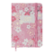 Книжка записна BLOSSOM, на гумці, А7, 80 арк., клітинка., офсет крем., тв.лам.обл., рожева
