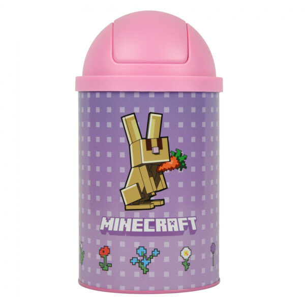 Настільний контейнер для сміття Yes “Minecraft.Spring” металевий, 10*18см