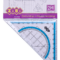 Косинець 2 в 1,140мм, 90 ° / 45 °, з блакитною смужкою, блістер, KIDS Line