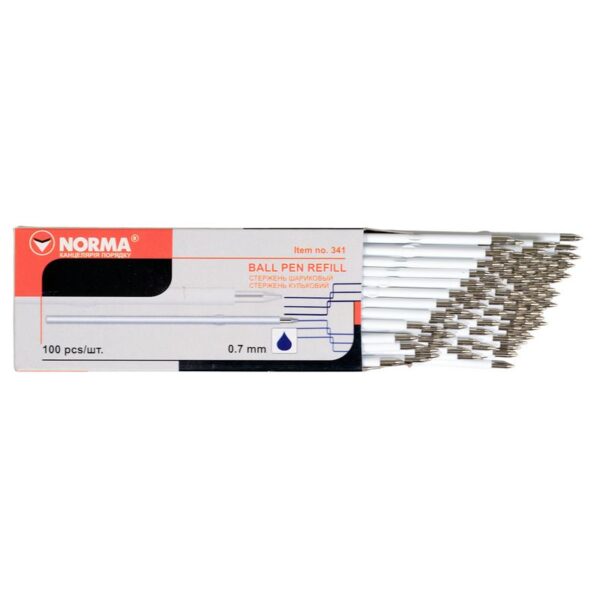 Стрижень кульковий синій Norma 341 107мм