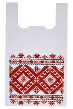 Пакет п/е майка 30*50 за 1шт  Вишиванка