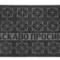 Килимок придверний 45х75см, гумовий, прямокутний