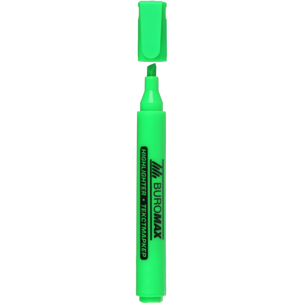 Маркер текстовый Buromax зеленый, BM.8906-04