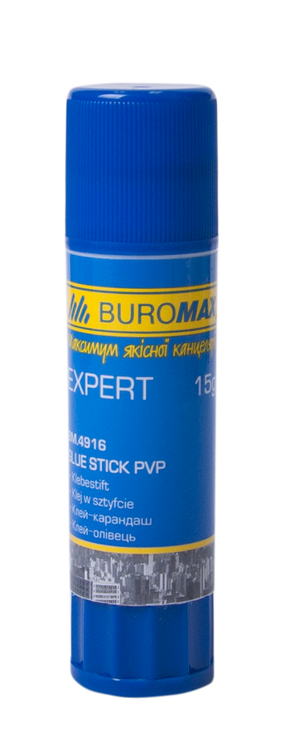 Клей-олівець 15 г Вuromax, BM.4916