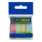 Закладки паперові липкі Buromax 4*100 арк, асорті BM.2306-99
