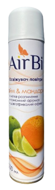 Освіжувач повітря 0085 AirBi Лайм і мандарин 300мл