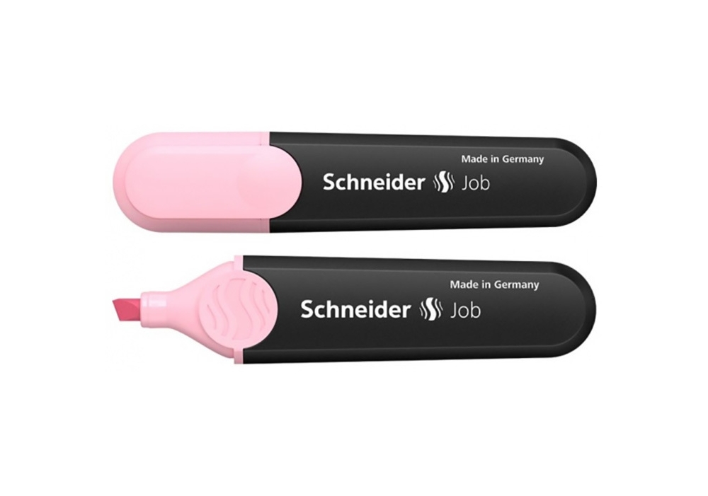 Маркер текстовий SCHNEIDER JOB 150, пастельно рожевий
