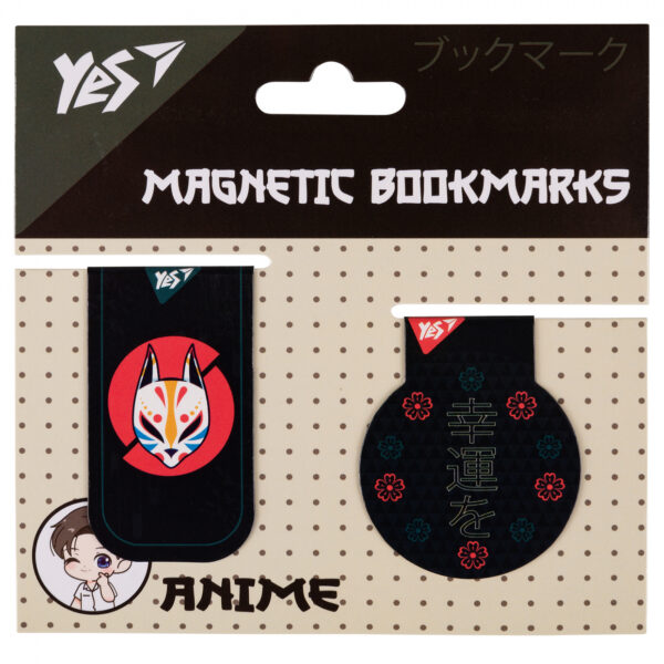 Закладки магнітні Yes "Anime fox", 2шт