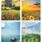 Папка на 10 файлов А4 Optima O32124 Nature of Ukraine, ассорти