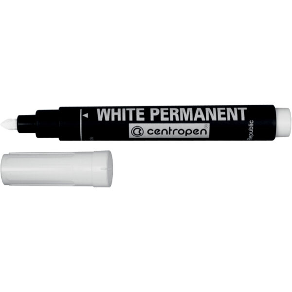 Маркер Permanent Centropen білий, 8586/11