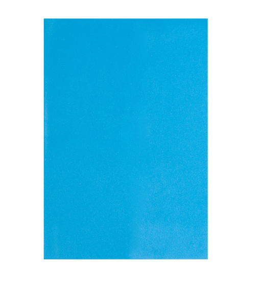 Фоаміран ЕВА яскраво-блакитний, 200*300 мм, товщина 1,7 мм, 10 аркушів 742708