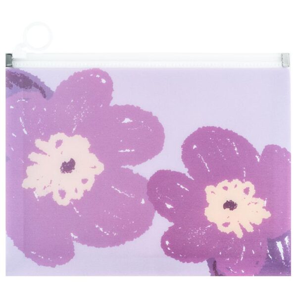 Папка на блискавці zip-lock А5+ Lavender-4 1498-39-A