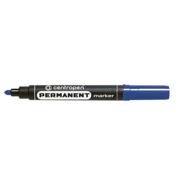 Маркер перманентный Centropen синий, 8566/03