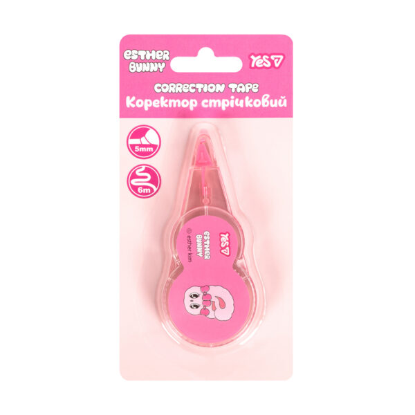 Коректор Yes стрічковий 5мм х 6м "Esther Bunny" 340128