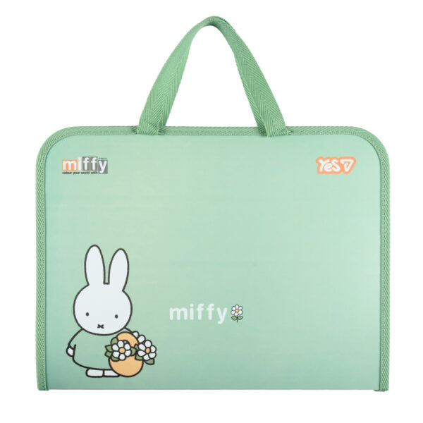 Папка-портфель Yes FC на блискавці з тканинними ручками "Miffy" 492409