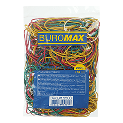 Гумки для грошей 200г, JOBMAX, асорті вр-BM.5503