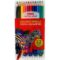 Олівці кольорові ERASABLE, 12 шт., пластикові, шестигранні,