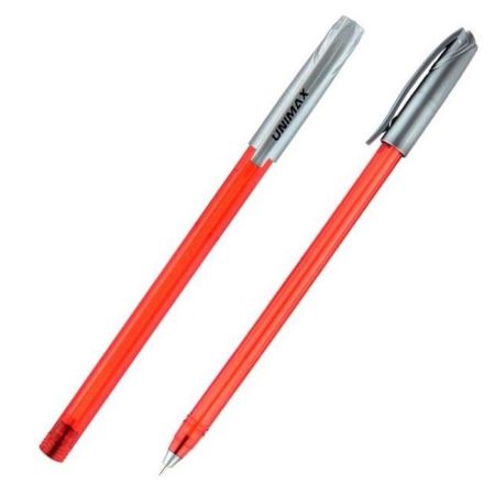 Ручка кулькова Unimax Style G7-3 червона, UX-103-06 12шт в упаковці