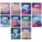 Набір зошитів учнівських шкільних, 10 штук, 8 предметів, CLOUDS, 36 арк., KIDS LINE ZB.1732-99