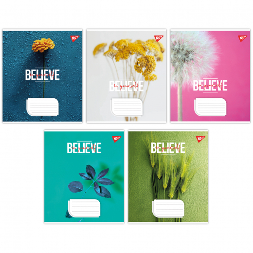 Зошит 48арк клітинка YES Believe in yourself 767104