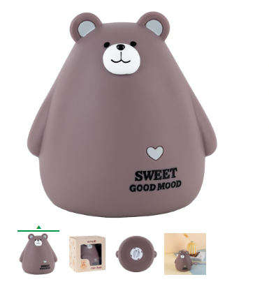 Скарбничка Kite Brown Bear, матеріал: пластик K25-498-6