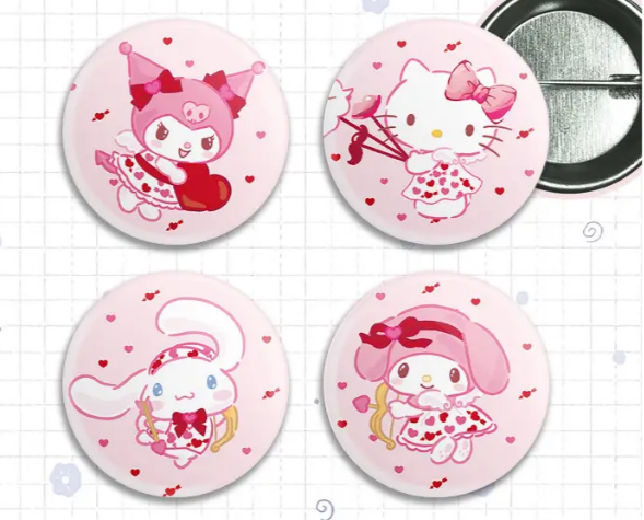 Значок Хеллоу Кітті / Hello Kitty. 44мм