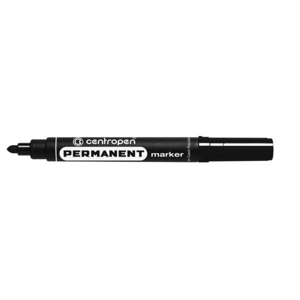 Маркер перманентний 2,5 мм Centropen чорний, 8566/01